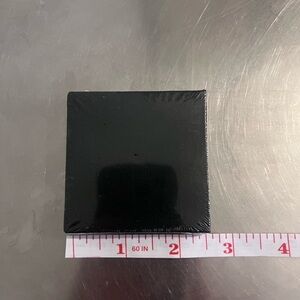 Mini Black Canvas Set of 2 Small Art Craft Painting 2x2